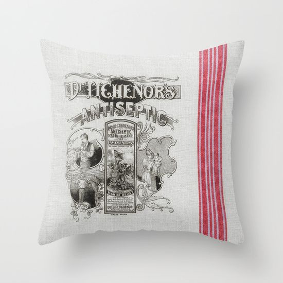 Vintage Throw Pillow by susannphlike