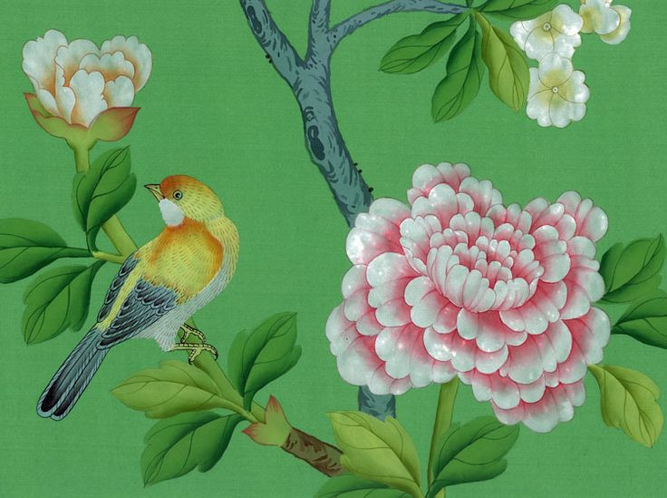 Chinoiserie Papers » Song Sassoon, Silk Hand Paint...