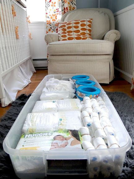 Kylie: Great link to storage space in small nurser...
