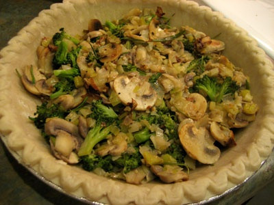 Healthy Recipe: Broccoli Mushroom Leek Quiche