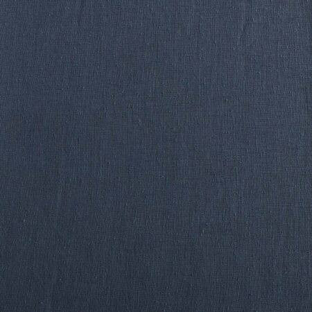 Tahoe Blue Solid Faux Linen Sheer Fabric