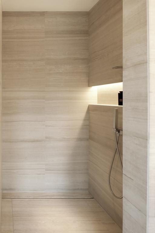 Armani Hotel Milano- amazing stone shower enclosur...