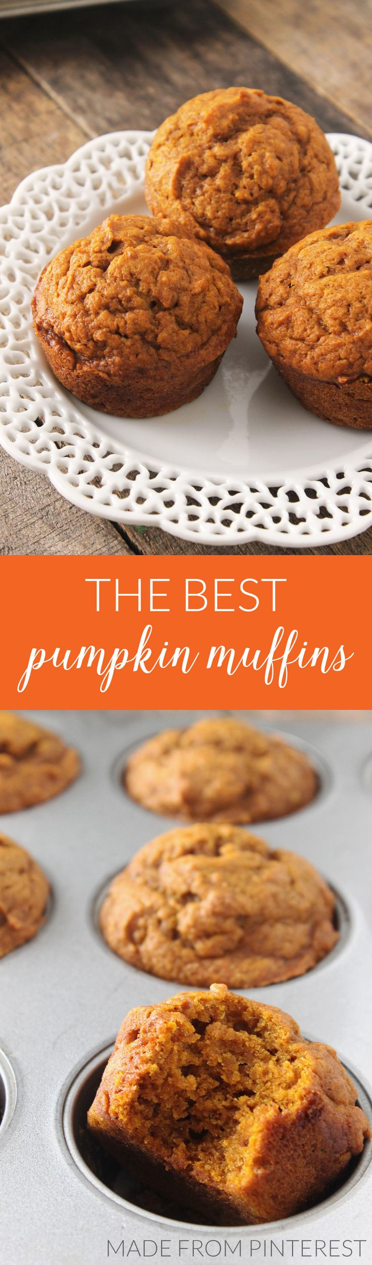 These ultra soft and flavorful pumpkin muffins are...