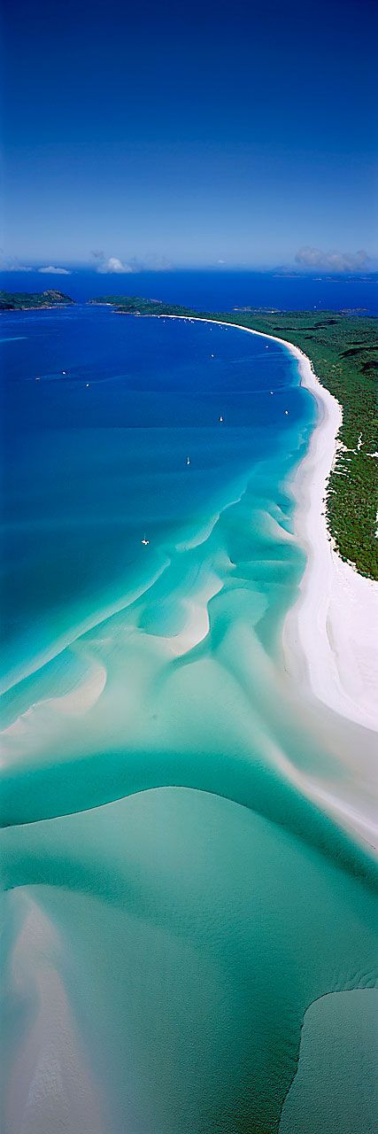 This beach looks incredible! My goodness...  White...