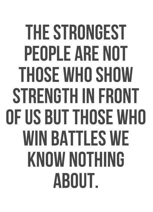 The Strongest People Are Not Those Who Show Streng...