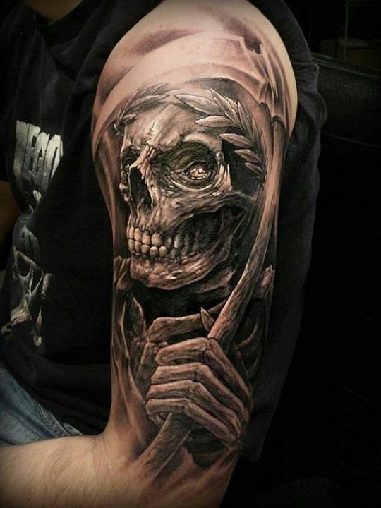 Grim Reaper Tattoo Designs & Meanings | InkDoneRig...