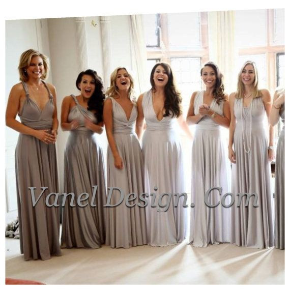 Bridesmaid Dress Infinity Convertible Long Short A...