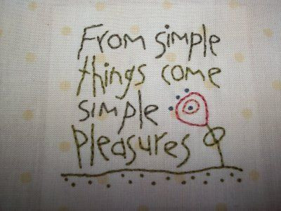 Anni Downs design ~ From Simple Things Come Simple...