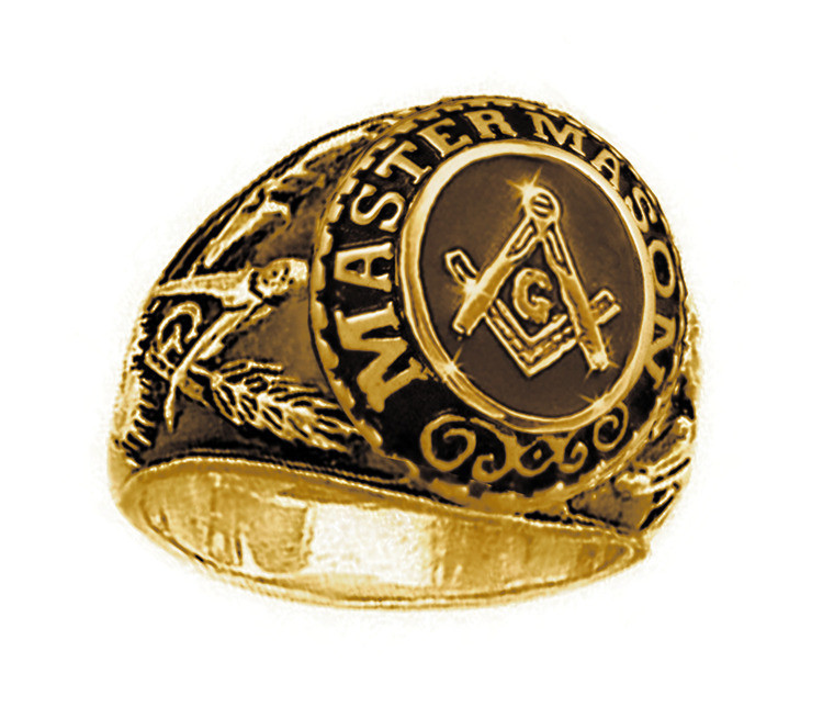 Mason Gold Color Freemason College Style Masonic R...