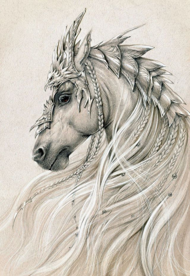 Elven horse 2 by DalfaArt on DeviantArt