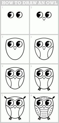 How to Draw an Owl. This would be something to do...