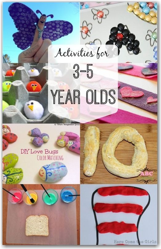 Activities for 3-5 Year Olds