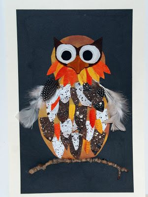 that artist woman: How to make an Owl - Art Projec...