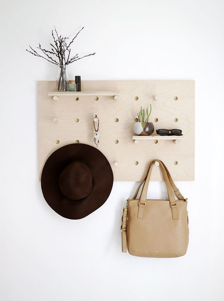 DIY Pegboard Wall Organizer (The Merrythought)