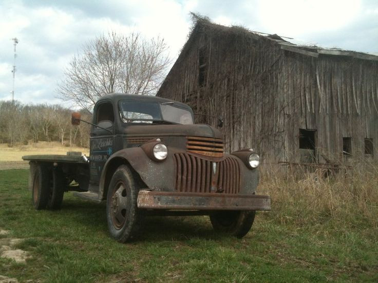 1945 Chevy and barn 2 by LoneWolfLuke on DeviantAr...