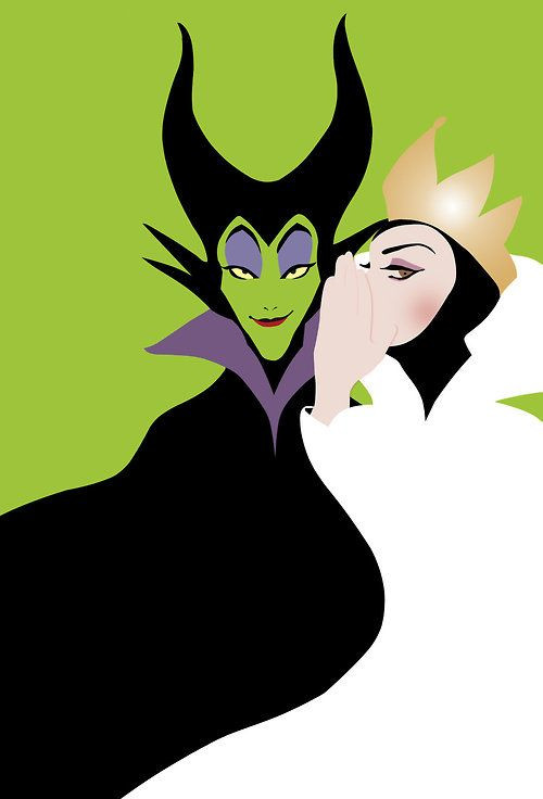 maleficent and the evil queen - sleeping beauty an...