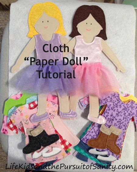 Cloth “Paper Doll” Tutorial | Life, Kids, and the...