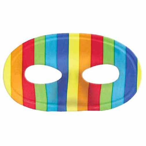 Gay Pride Rainbow Face Mask with Elastic Band - LG...