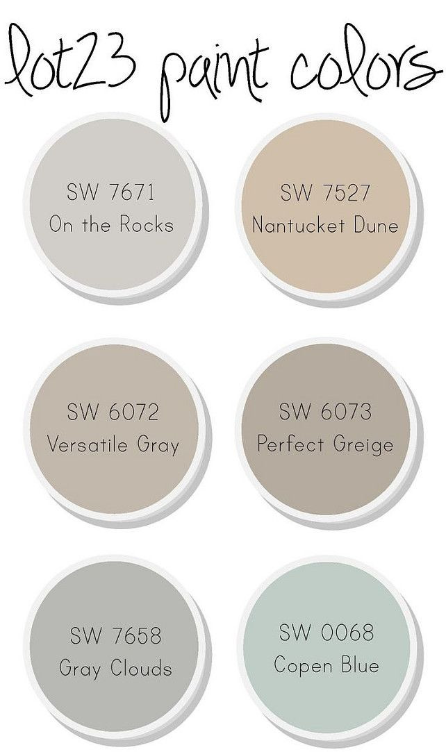 Interior Paint Color and Color Palette Ideas with...