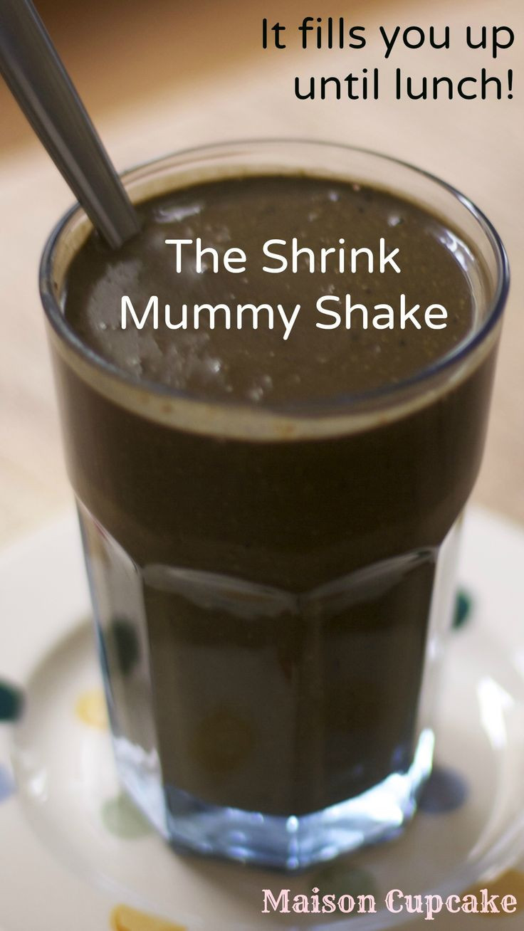 Chocolate detox drink: The Shrink Mummy Shake