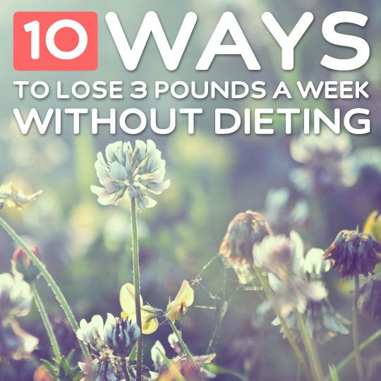 10 Proven Ways to Lose 3 Pounds a Week Without Die...