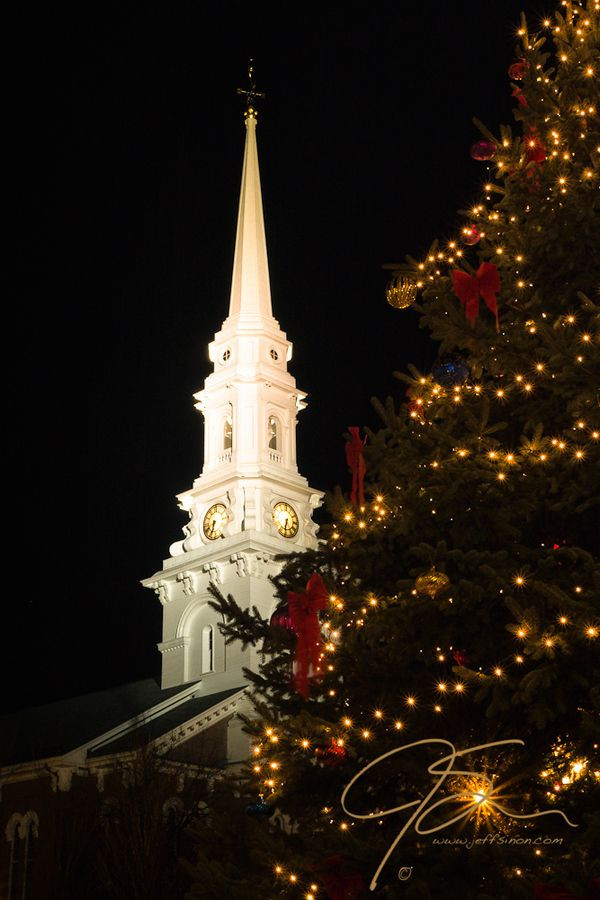 White Church steeples in New England make me smile...