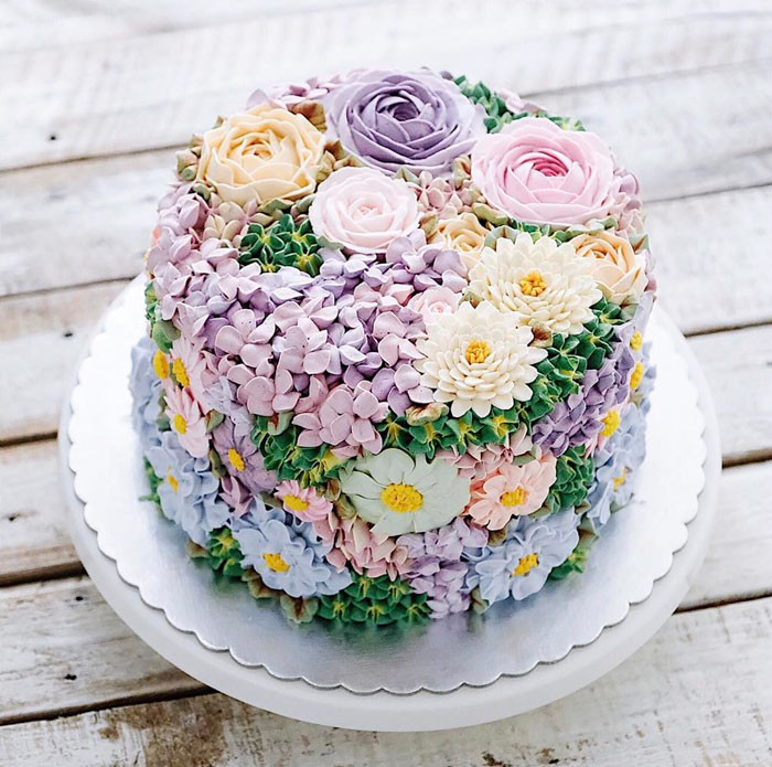 30 Blooming Flower Cakes   | TickAbout