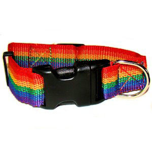 Gay Pride Rainbow Pet Collar (Dogs / Cats) - LGBT...