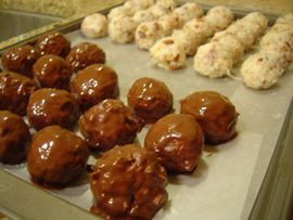 Almond joy balls, grandma's recipe for gifts at Ch...