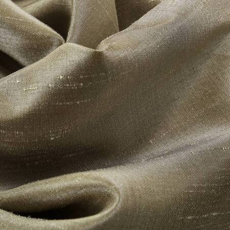 Warm Stone Vintage Textured Faux Dupioni Silk Fabr...