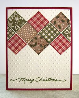 handmade Christmas card ... inchie in tiny Christm...