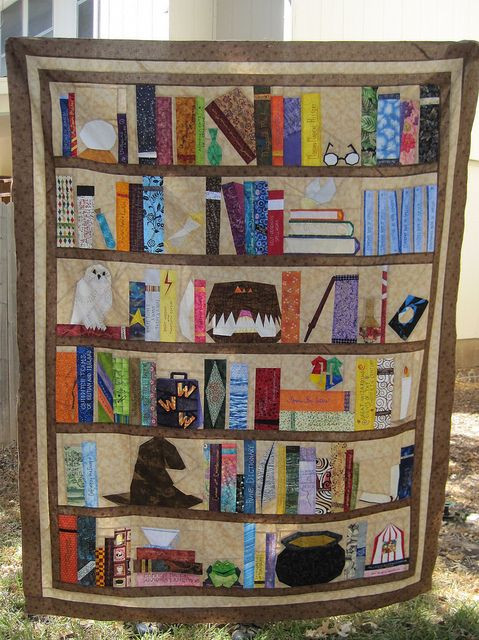 The most beautiful quilt ever! Lol Harry Potter bo...