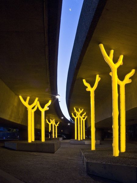 Glowing Trees Outdoor Lighting - iD Lights