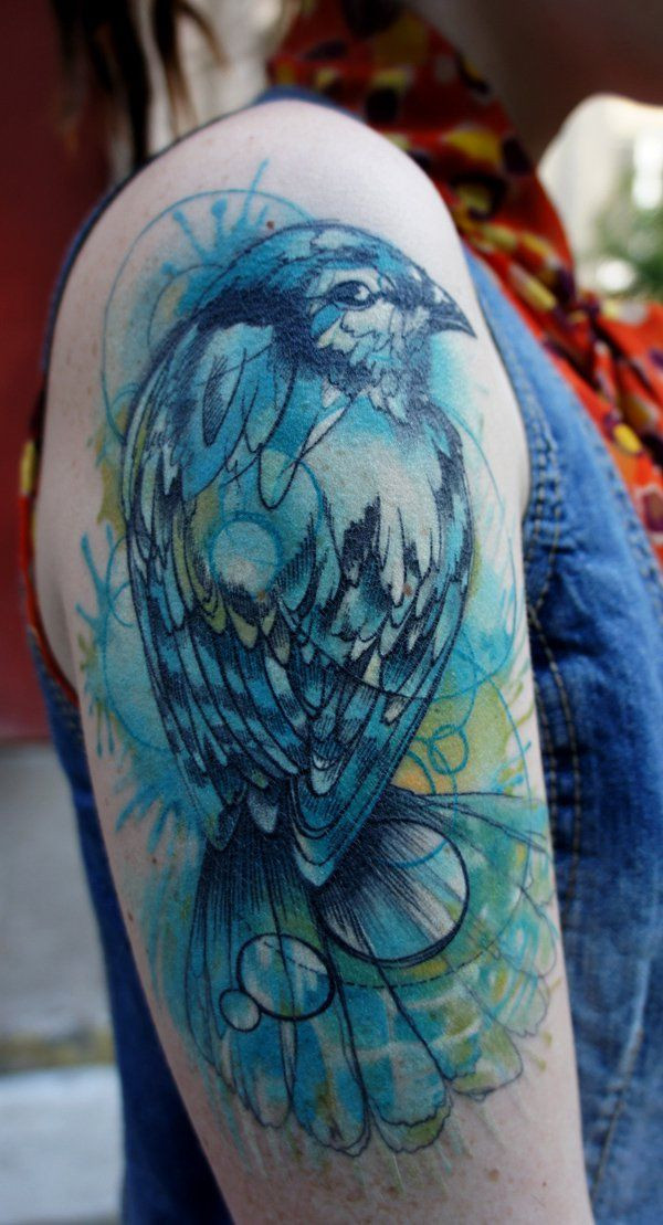 65+ Examples of Watercolor Tattoo | Cuded