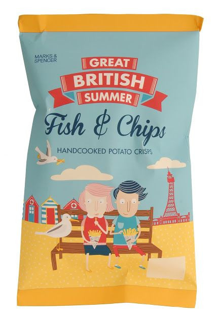 Marks & Spencer potato crisps PD great british sum...