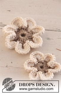 Daisy Twist / DROPS 129-40 - Free crochet patterns...
