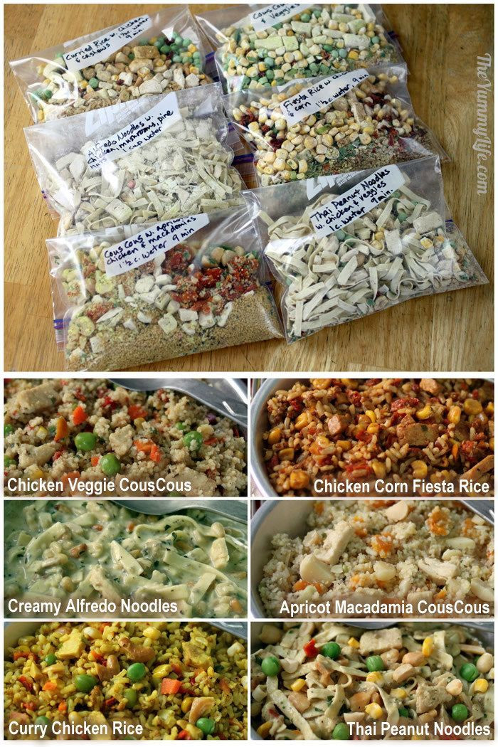 6 Instant Meals-On-The-Go| Just Add Boiling Water