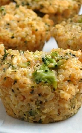 Broccoli Cheddar Quinoa Bites #WeekdaySupper | My...
