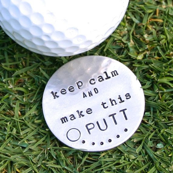 Custom golf ball marker. Personalized gift for dad...
