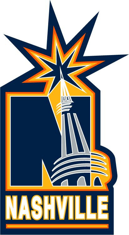 Nashville Predators alternate logo 1998-2004
