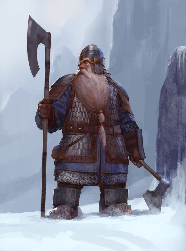 Dwarf warrior by Mischeviouslittleelf on DeviantAr...