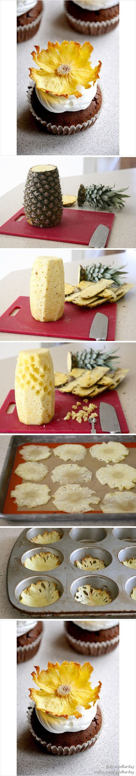 How to Make Dried Pineapple Flowers - Everyday Ann...