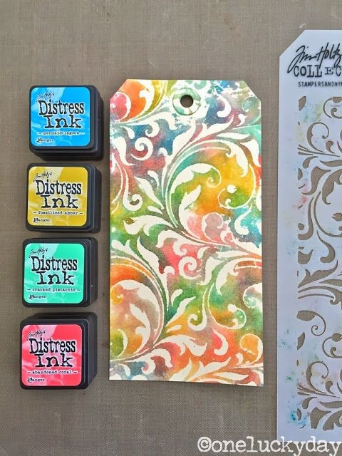 One Lucky Day: Distress Ink Minis - set #13