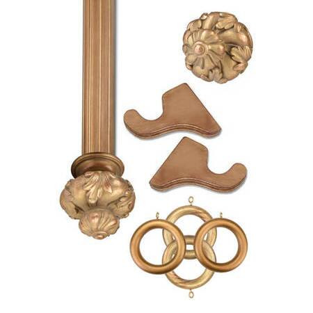 Crown Historical Gold Prepacked Wooden Rod Set