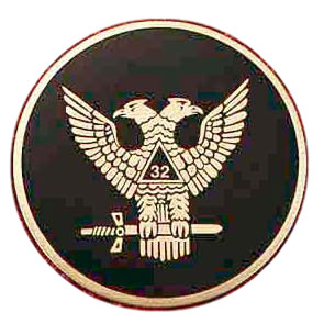 Masonic Car Decal Emblem / Scottish Rite 32nd Degr...