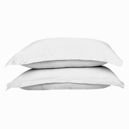 Cotton Jersey White Pillow Cases