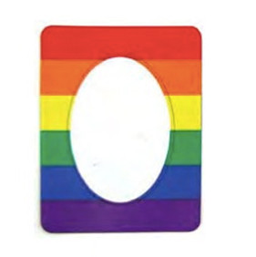 Gay Flag Magnetic Photo Frame - LGBT Lesbian and G...