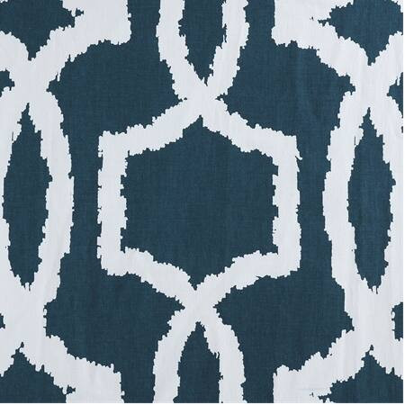 Lyons Blue Printed Cotton Twill Fabric