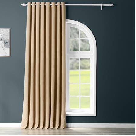 Biscotti Grommet Extra Wide Blackout Curtain