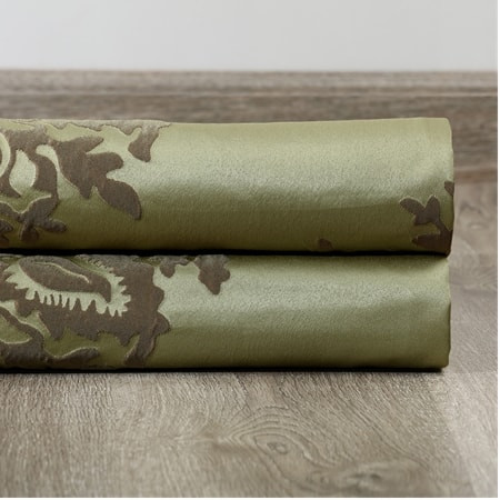 Ellaria Mantis Green Faux Silk Jacquard Fabric
